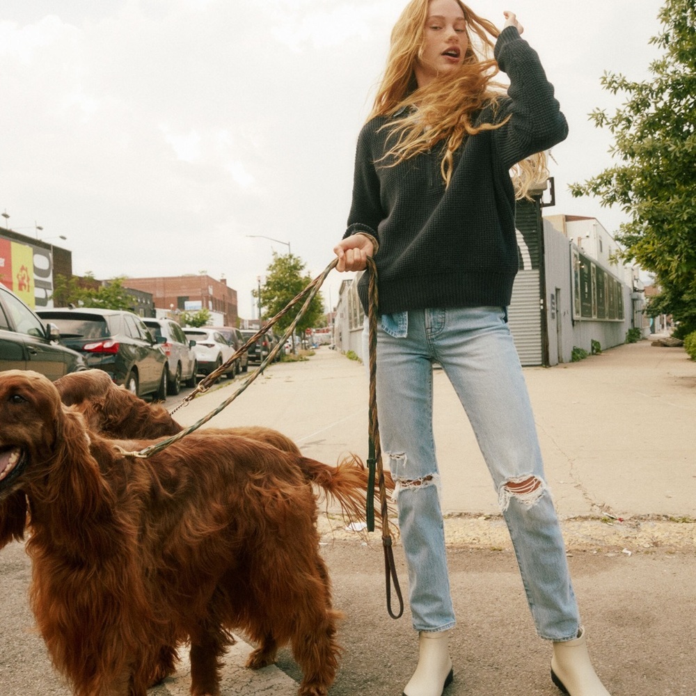 Madewell The Perfect Vintage Jean in Grandbay Wash: Destructed Edition size 28